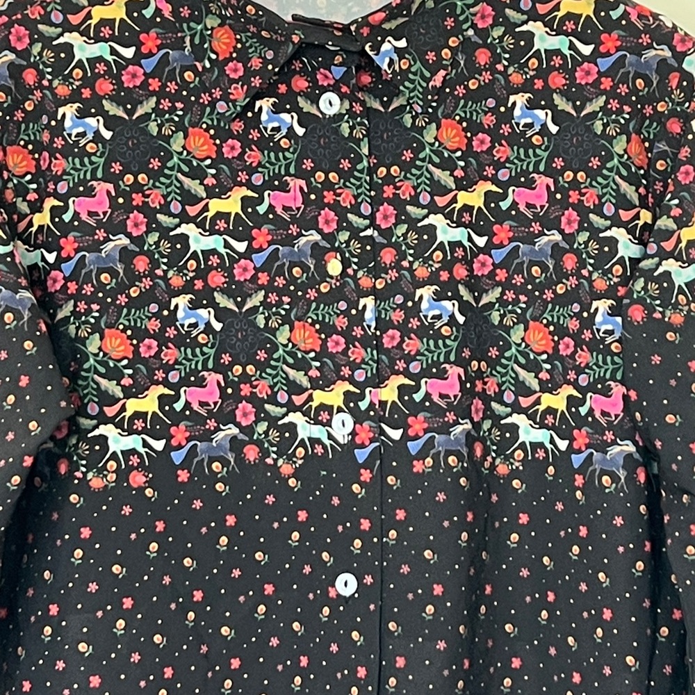 ESPOIR EQUESTRIAN Joie Button Up ~ Size Large - Picture 3 of 8